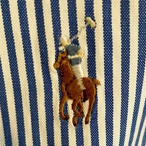 Ralph Lauren Polo Blue Pin stripe 17/35